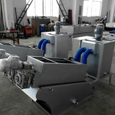máquina de secagem da lama da imprensa de parafuso 4.5m3/h, equipamento de secagem da lama química