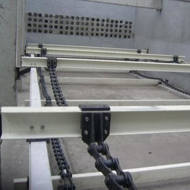 aço carbono do sistema do raspador da corrente de 3m para o tanque do tratamento da água