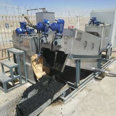 Máquina de secagem da lama do aço carbono, multi imprensa de parafuso do disco 0.3Kw