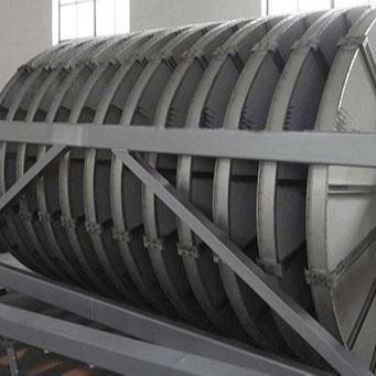Tanque branco do tratamento de águas residuais, filtro de cilindro do gerencio da fibra