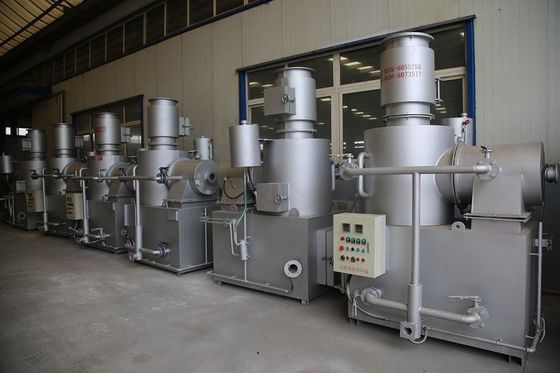 5Kw desperdiçam o controle de temperatura ajustável da máquina do incinerador