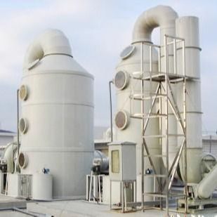 Torre de absorção química do gás, purificador branco da torre de pulverizador