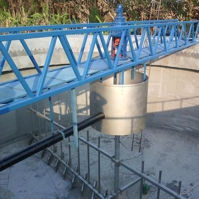 Sistema do raspador de lama ISO9001, tratamento de águas residuais do raspador de 50m