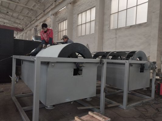 Cilindro giratório Microfilter do equipamento fino da remoção dos restos com sistema da limpeza de auto